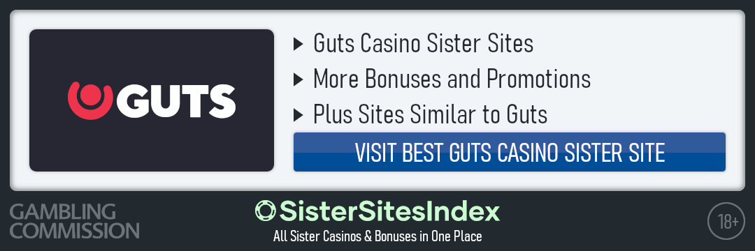 Guts Casino sister sites