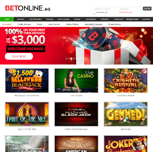 BetOnline Casino Bonus