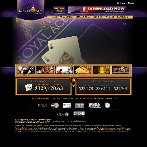 Royal ace Homepage