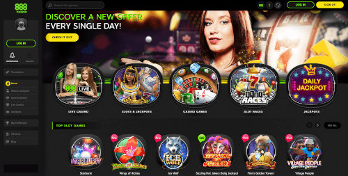 888 casino games login