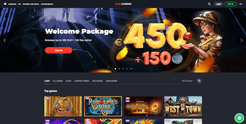 Joo Casino Homepage