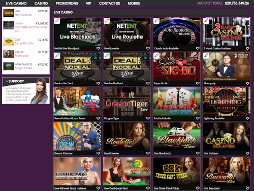 21 prive live casino