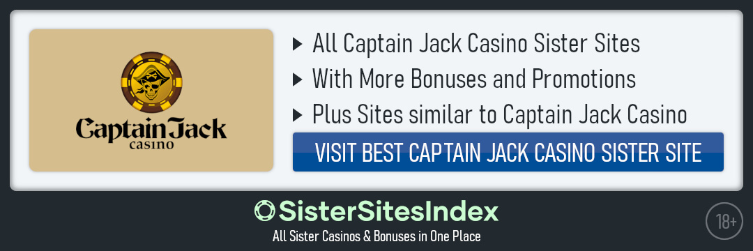 Captain Jack Casino sister sites