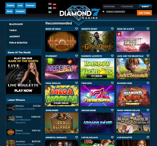 Diamond 7 Games