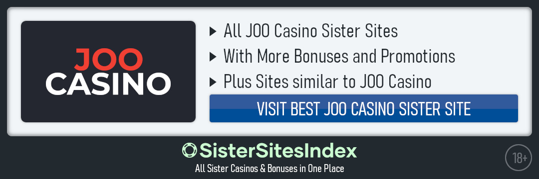 JOO Casino sister sites
