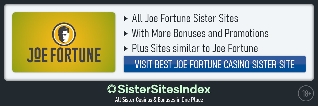 Joe Fortune sister sites