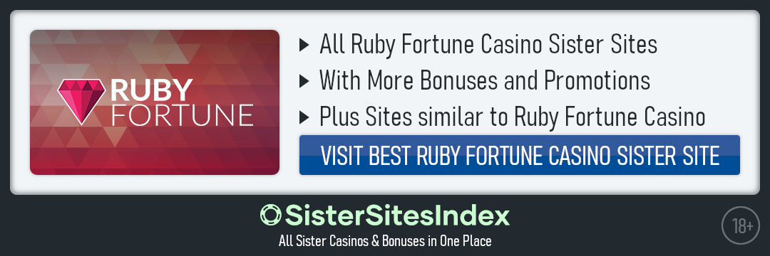 Ruby Fortune Casino sister sites