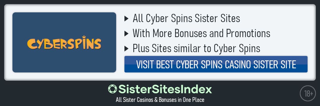 Cyber Spins sister sites