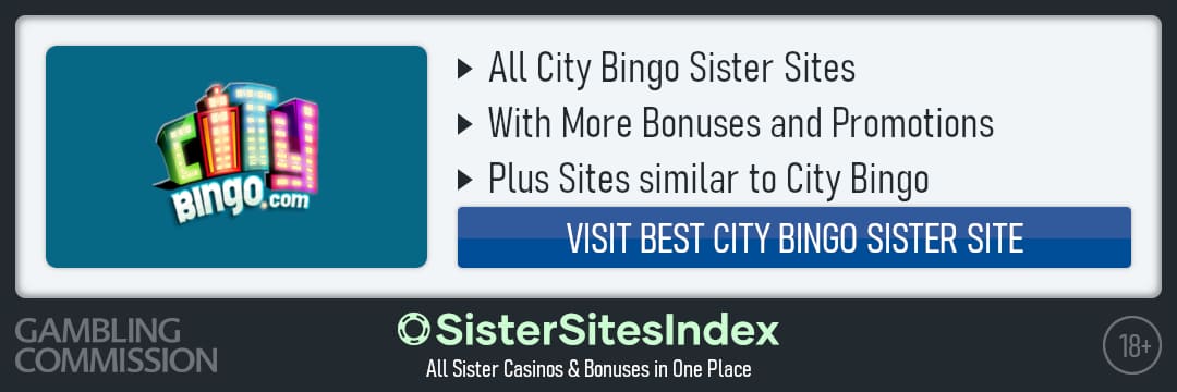 City Bingo sister sites