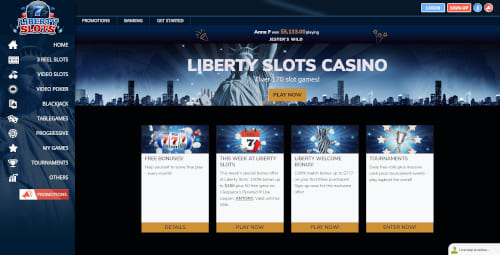 Liberty slots Casino Bonuses
