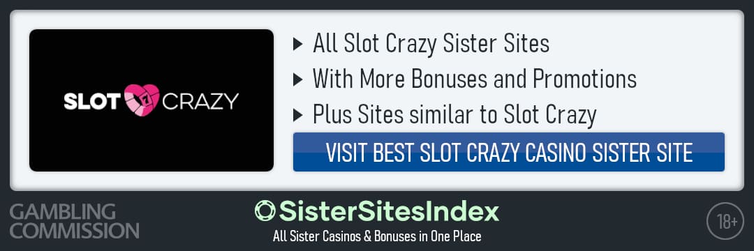 Slot Crazy sister sites