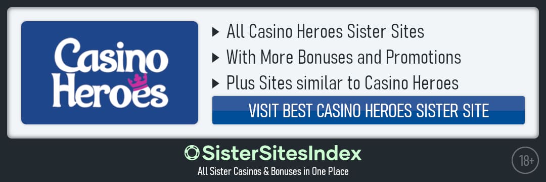 Casino Heroes sister sites