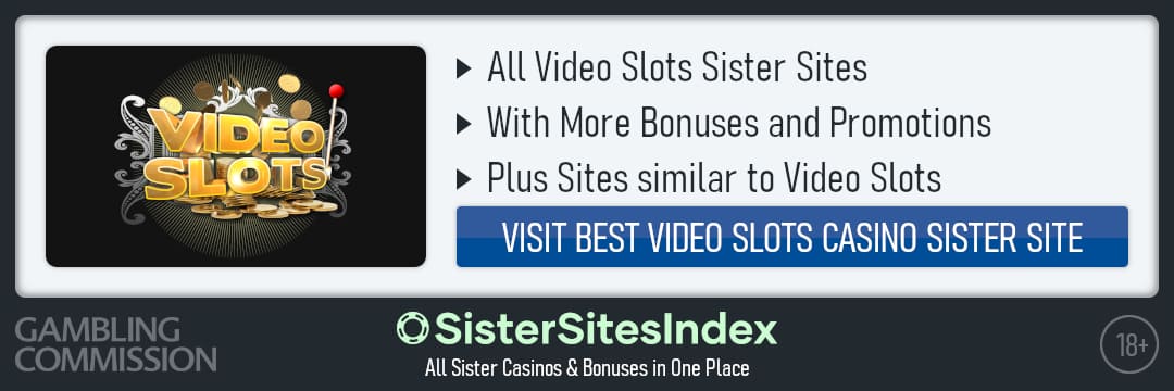 Video Slots Sister Casinos ⋆ VideoSlots Related Casinos