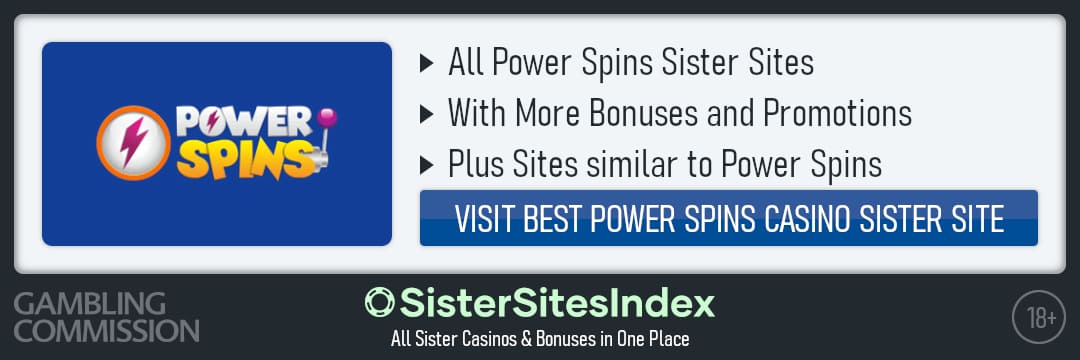 Power Spins sister sites