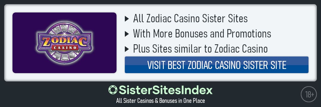 Zodiac Casino sister sites