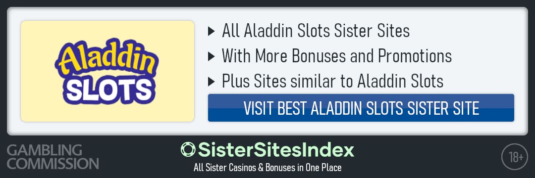 Aladdin Slots sister sites