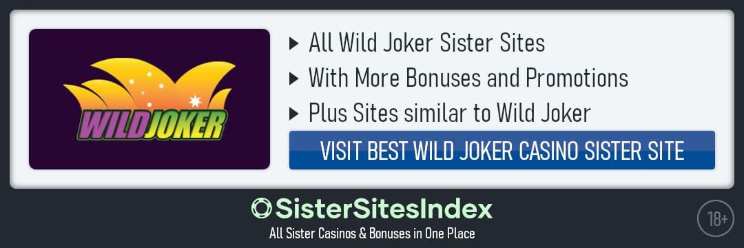Wild Joker sister sites
