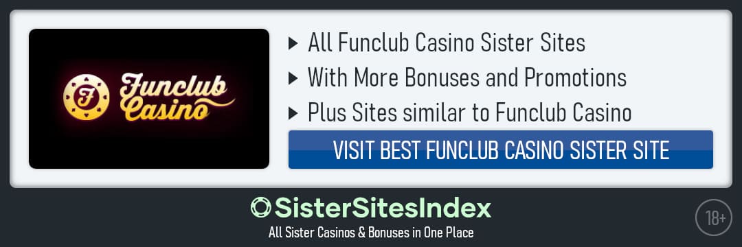 Funclub Casino sister sites