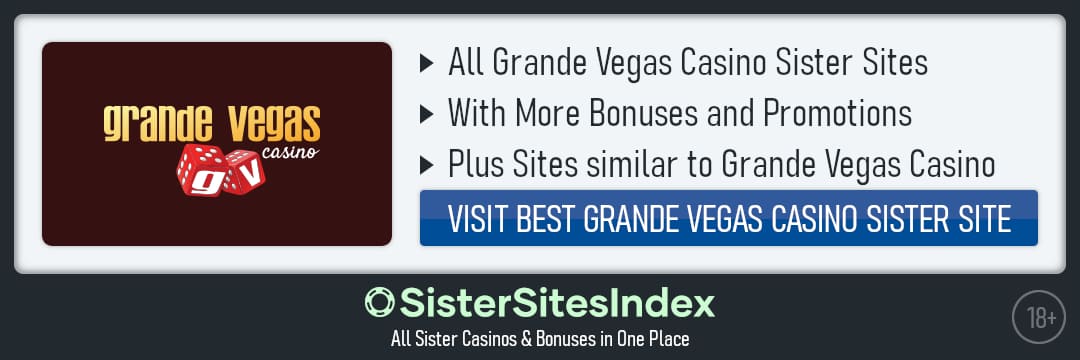 Grande Vegas Casino sister sites