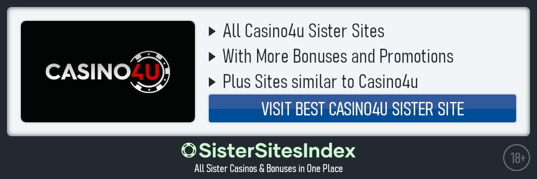 Casino4u sister sites