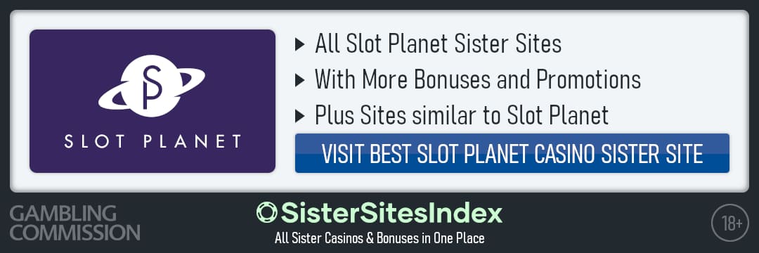 Slot Planet sister sites