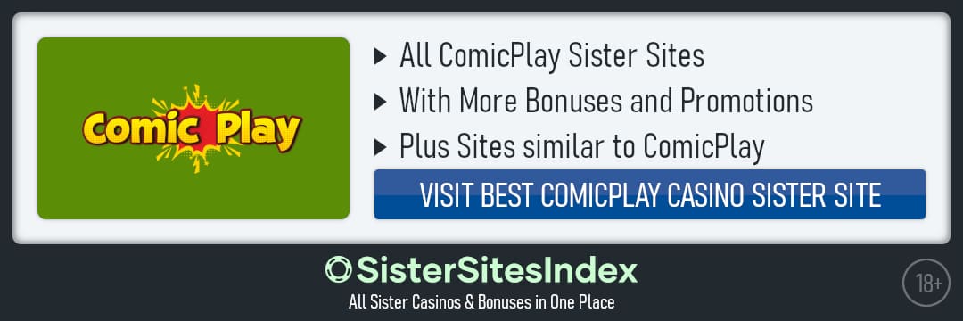 ComicPlay Casino sister sites