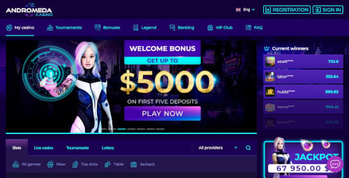 Andromeda Casino Bonus