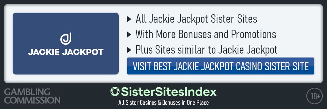 Jackie Jackpot sister sites