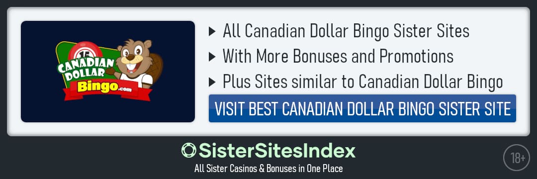 Canadian Dollar Bingo sister sites