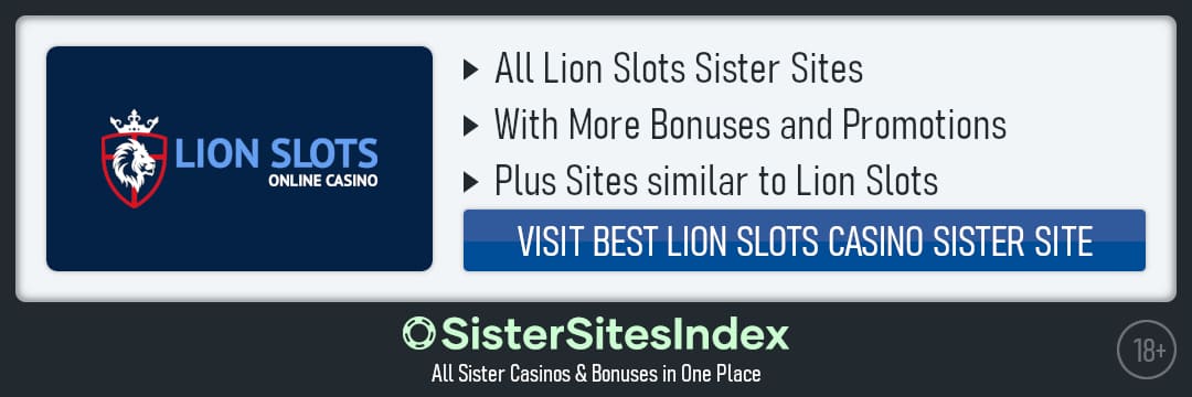 Lion Slots sister sites