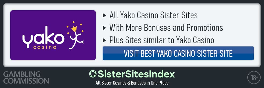 Yako Casino sister sites