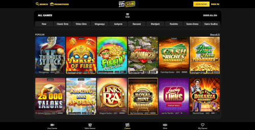 VIPs Casino Games