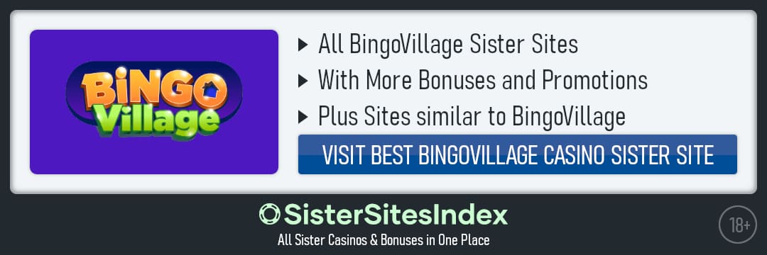 Bingo Village Sister Sites Review Claim 25 Free Chip