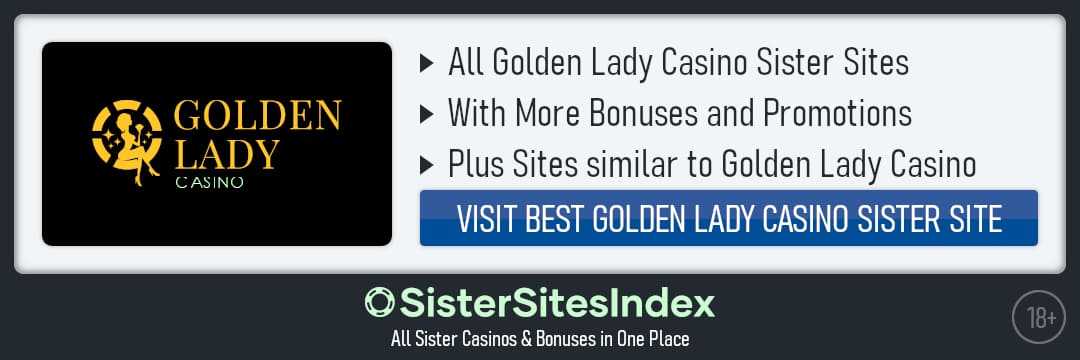 Golden Lady Casino sister sites