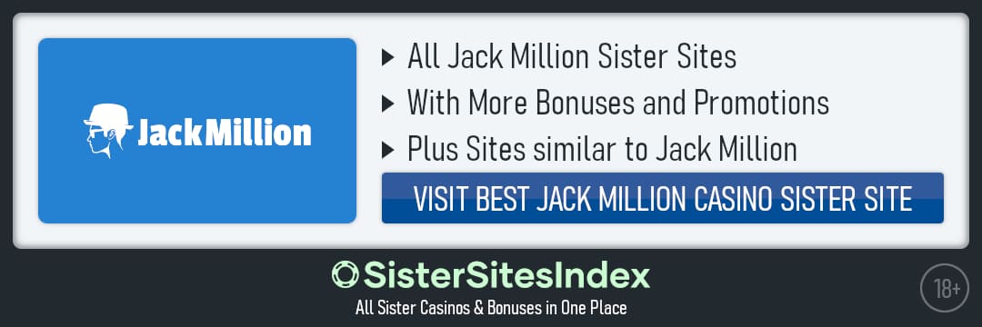 Jack Million sister sites