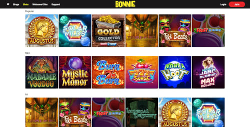 Bonnie Bingo Games