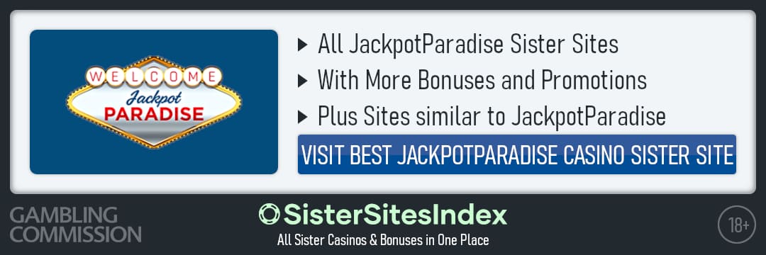 Jackpot Paradise sister sites