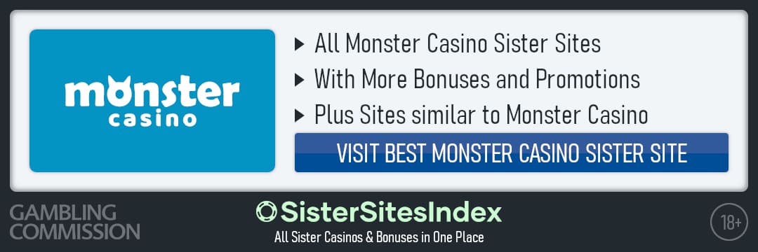 Monster Casino sister sites
