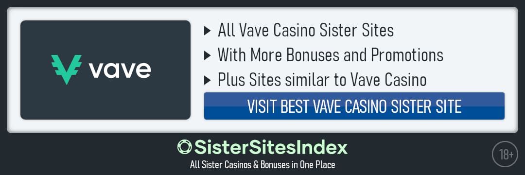 Vave Casino sister sites