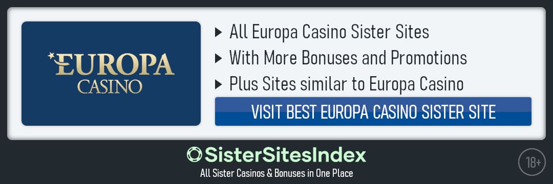 Europa Casino sister sites
