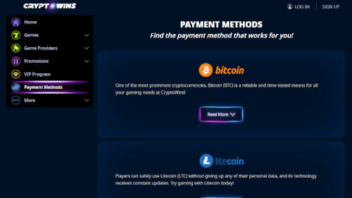 Cryptowins payments