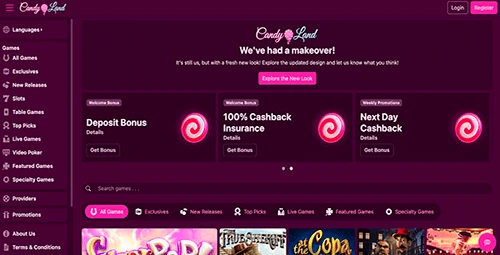 Candyland Homepage