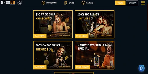 Brango Casino Promotions