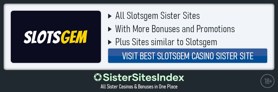 Slotsgem sister sites