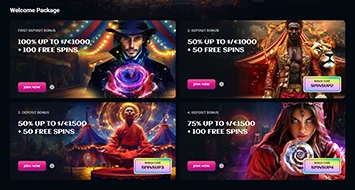 SpinsUP Bonuses