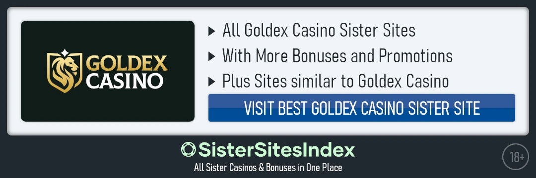 Goldex Casino sister sites