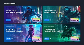 Lucky Hunter Bonuses
