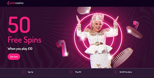 Pink Casino Welcome Bonus