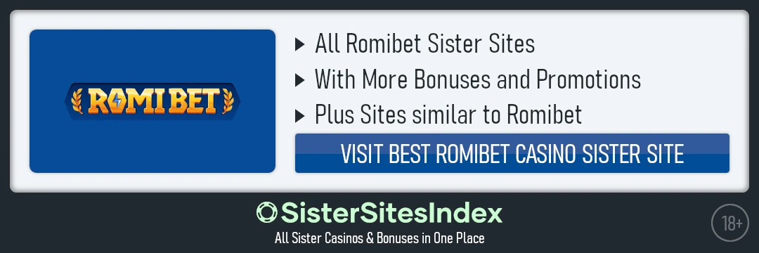 Romibet sister sites