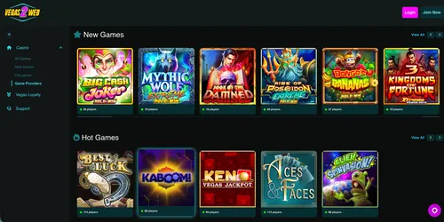 Vegas2Web Games